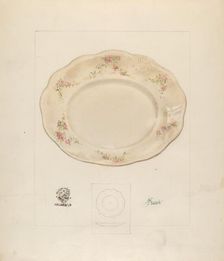 Dinner Plate, c. 1937. Creator: Joseph Sudek