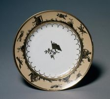 Dinner Plate, c.1805. Creator: Guérhard et Dihl (French), probably by