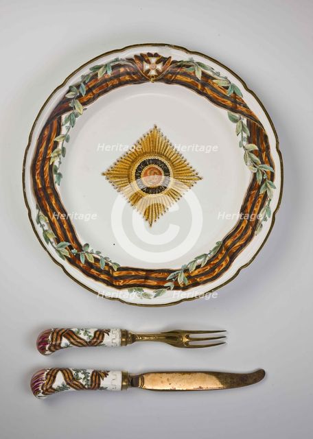 Dinner Plate. From the Service of the Order of Saint George the Victorious (Gardner Porcelain Factor