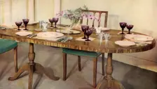 Dinner-table arranged by Harrods Ltd., London 1937. Creator: Unknown