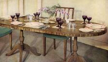 Dinner-table arranged by Harrods Ltd., London 1937. Creator: Unknown