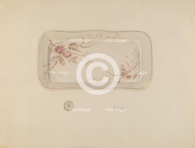 Dinner Tray, c. 1937. Creator: Joseph Sudek.
