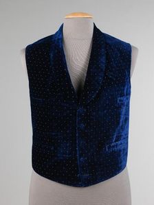 Dinner vest, American, 1850-59. Creator: Unknown