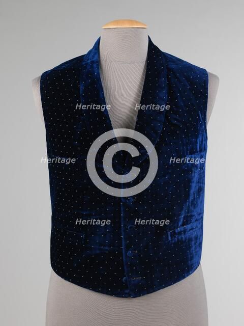 Dinner vest, American, 1850-59. Creator: Unknown.