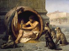 Diogenes, 1860. Creator: Jean-Leon Gerome
