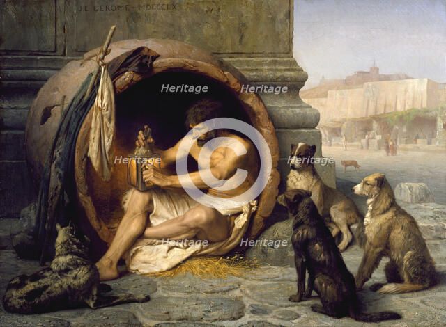 Diogenes, 1860. Creator: Jean-Leon Gerome.