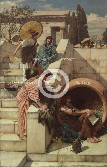 Diogenes, 1882. Artist: Waterhouse, John William (1849-1917)