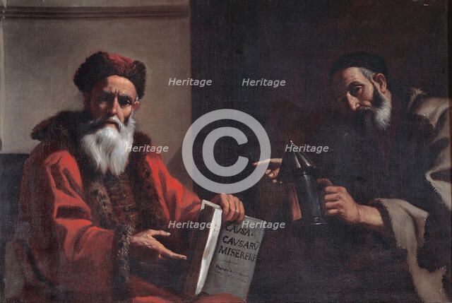 Diogenes and Plato, 1649. Artist: Preti, Mattia (1613-1699)
