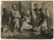 Diogenes Asking Alexander the Great to Step Aside (recto), n.d. Creator: Unknown