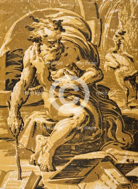 Diogenes (image 2 of 2), c1527. Creators: Ugo da Carpi, Parmigianino.