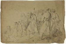 Diogenes Searching for an Honest Man, n.d. Creator: Unknown