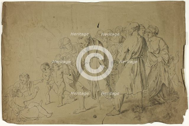 Diogenes Searching for an Honest Man, n.d. Creator: Unknown.