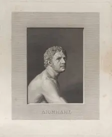 Diomedes, bust and shoulders, 1790-1800. Creator: Johann Heinrich Wilhelm Tischbein