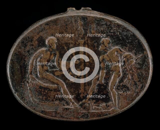 Diomedes, Ulysses and the Palladium, mid 15th century. Creator: Unknown.