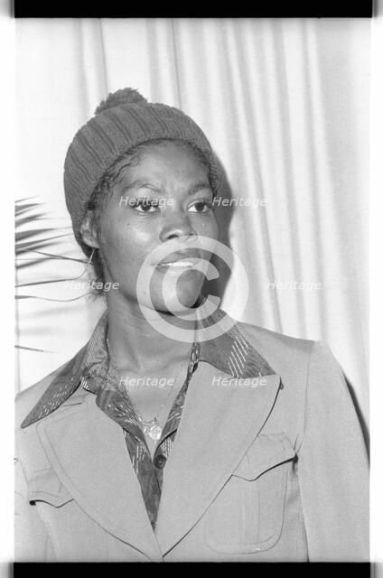 Dionne Warwick, London, 1974.   Artist: Brian O'Connor.