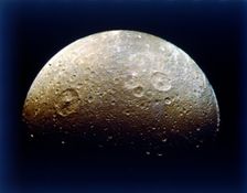 Dione, one of Saturn's moons. Creator: NASA