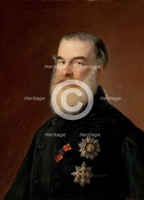 Dionisio de Bassecourt, Marquis of Bassecourt, 1852. Creator: Bernardo López y Piquer.