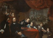 Dionysio Miseroni (1607-1661) and his Family, c. 1653