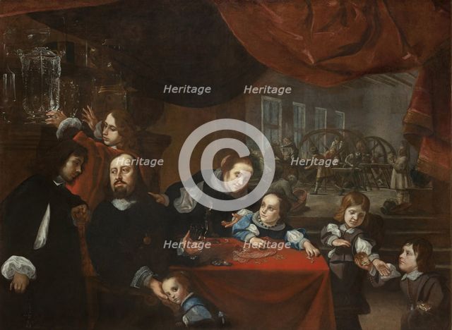 Dionysio Miseroni (1607-1661) and his Family, c. 1653.