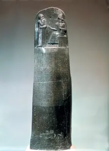 Diorite stele inscribed with the laws of Hammurabi, 18th century BC