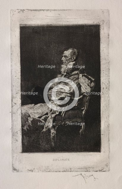 Diplomate. Creator: Mariano Fortuny y Carbó (Spanish, 1838-1874).