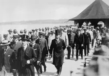 Diplomats at Mt. Vernon, 1916. Creator: Bain News Service