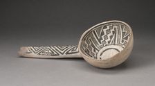 Dipper or Ladle with Interlocking Zigzag and Step-Fret Designs, A.D. 1000/1300. Creator: Unknown