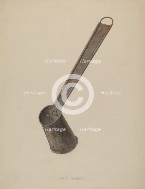 Dipper, c. 1938. Creator: Jacob Gielens.