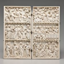 Diptych, 14th century. Creator: Unknown