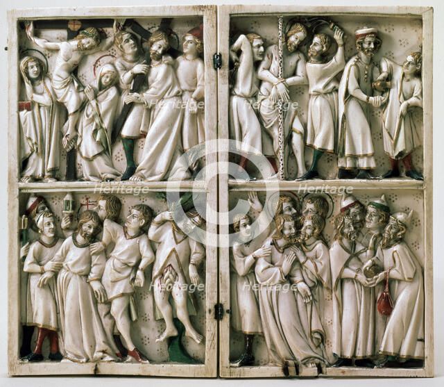 'Diptych with Gospel Subjects', end of 14th century. Artist: Unknown
