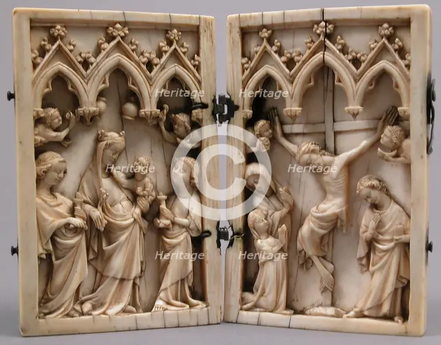 Diptych with Scenes from the Life of Christ, German, 14th century. Creator: Unknown.