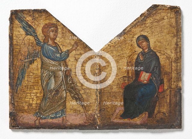 Diptych with the Annunciation, c13th century. Creator: Anon.