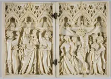 Diptych, French, 14th century. Creator: Unknown