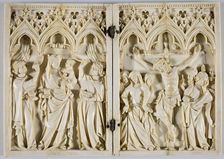 Diptych, French, 14th century. Creator: Unknown