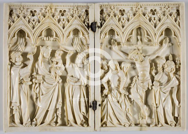 Diptych, French, 14th century. Creator: Unknown.