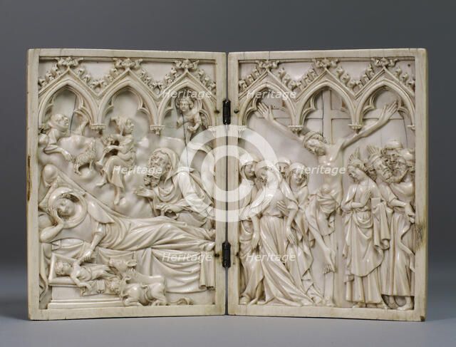 Diptych, French, 14th century. Creator: Unknown.