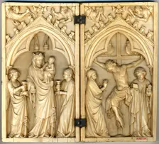 Diptych, French, second half 14th century. Creator: Unknown