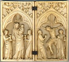 Diptych, French, second half 14th century. Creator: Unknown