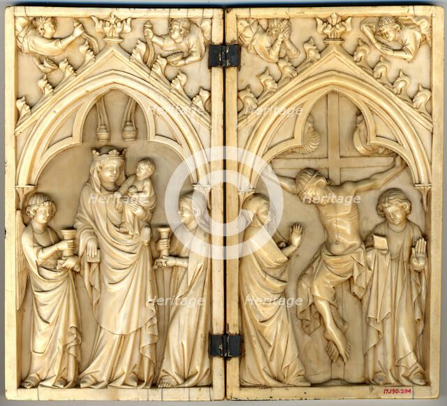 Diptych, French, second half 14th century. Creator: Unknown.