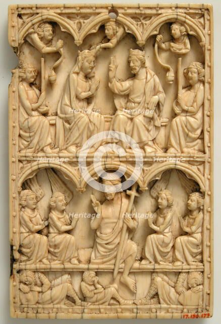 Diptych Leaf, French, 14th century. Creator: Unknown.