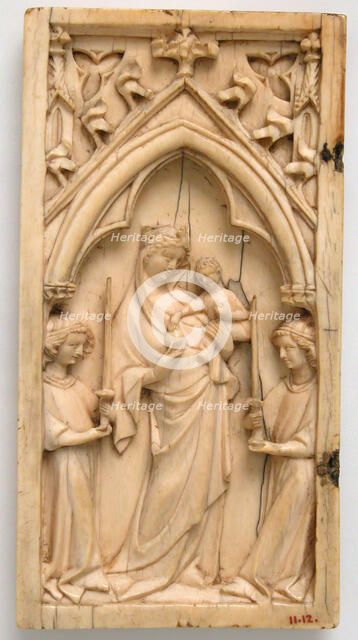 Diptych Leaf, French, 14th century. Creator: Unknown.