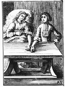 Direct person-to-person blood transfusion performed at the wrist, 1679
