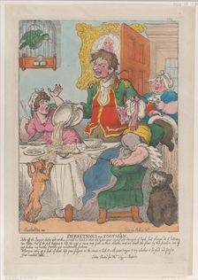 Directions to Footmen, November 10, 1807., November 10, 1807. Creator: Thomas Rowlandson