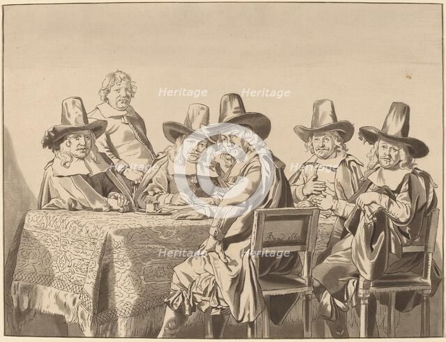 Directors of the Orphan Asylum of Haarlem, 1777, published 1786. Creator: Bernhard Schreuder.