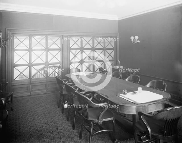 Director's room, 34th St. National Bank, New York City, between 1900 and 1910. Creator: Unknown.