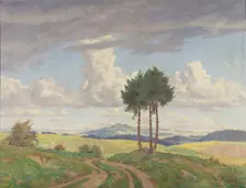 Dirt road, 1922. Creator: Carl Godel