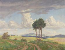 Dirt road, 1922. Creator: Carl Godel