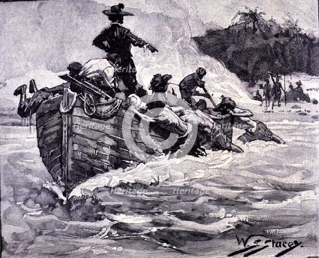 Discovery of America. Alvar Nunez Cabeza de Vaca discovers the Florida coast and crosses the Miss…