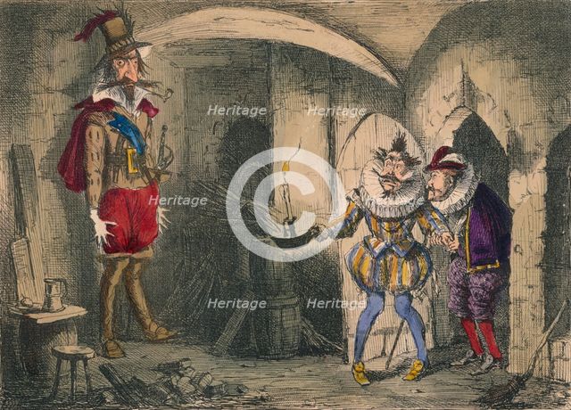 Discovery of Guido Fawkes by Suffolk and Mounteagle, 1850. Artist: John Leech