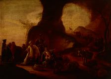 Discovery of Joseph's Silver Cup in Benjamin's Sack, c1640-1660. Creator: Jacob Willemsz de Wet the elder
